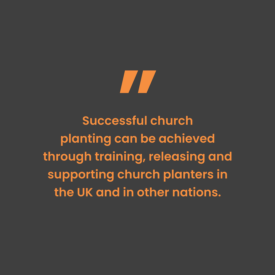 Church Planting Training Quote